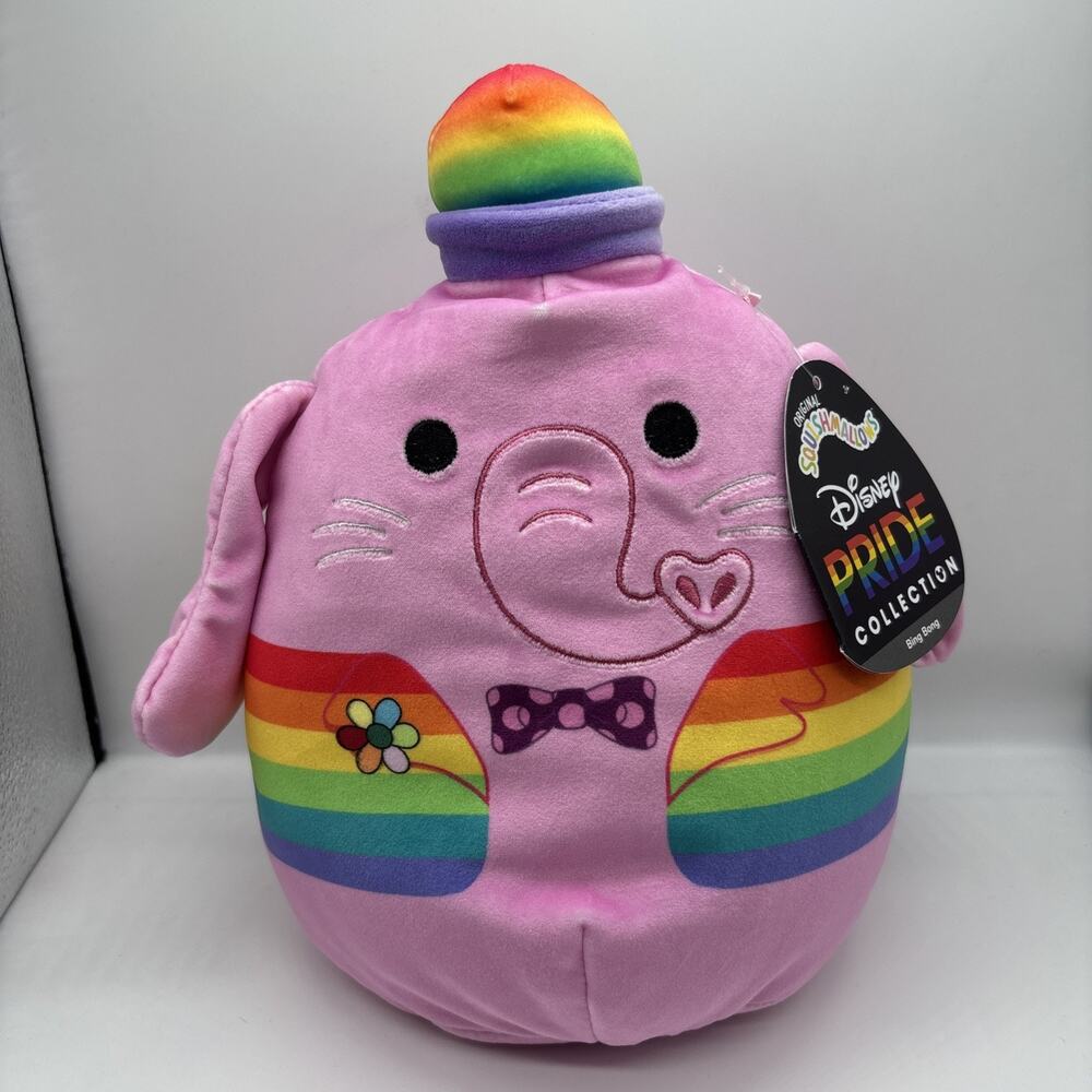 NWT DISNEY Bing Bong Elephant Disney Pride Squishmallow RARE